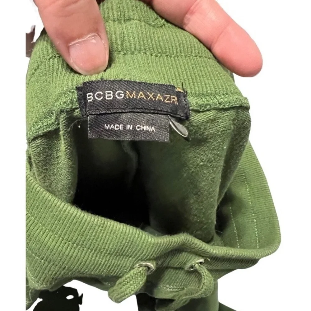 BCBG MaxAzria Women’s Sweatpants Green Size Large - Picture 7 of 10